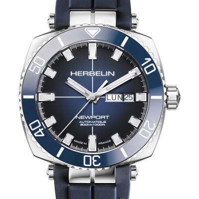 Newport Diver Automatic Watch 1774BL15CB - Herbelin