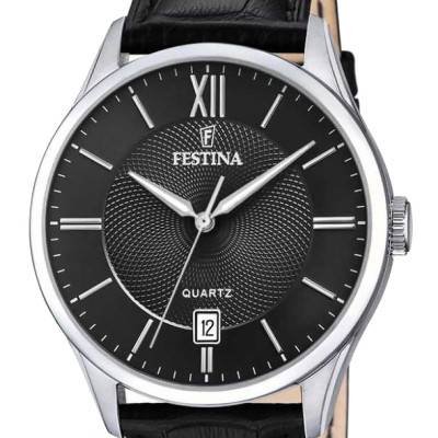 Black Men's Watch Classics F20426/3 - Festina