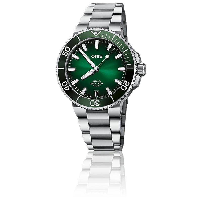 Montre Aquis Date 01 400 7769 4157 07 8 22 09PEB Oris Ocarat