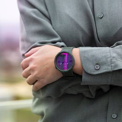 Montre Big Bold Futuristic Green SO27M105 - Swatch
