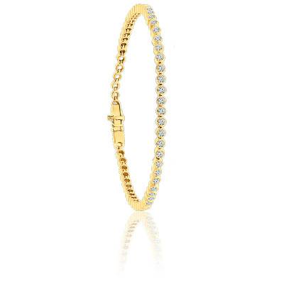 Bracelet Ancien En Alliage Argenté - Longueur 20 Cm, Style Vintage, Occasion