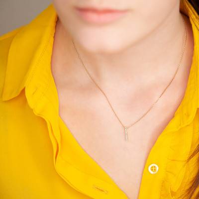 Pendentif, Or Jaune 375 ou 750 & Emeraude - Aurora