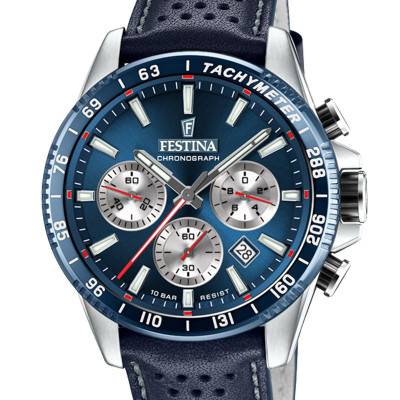 Festina Timeless Chronograph Navy F20561/2 Watch - Festina