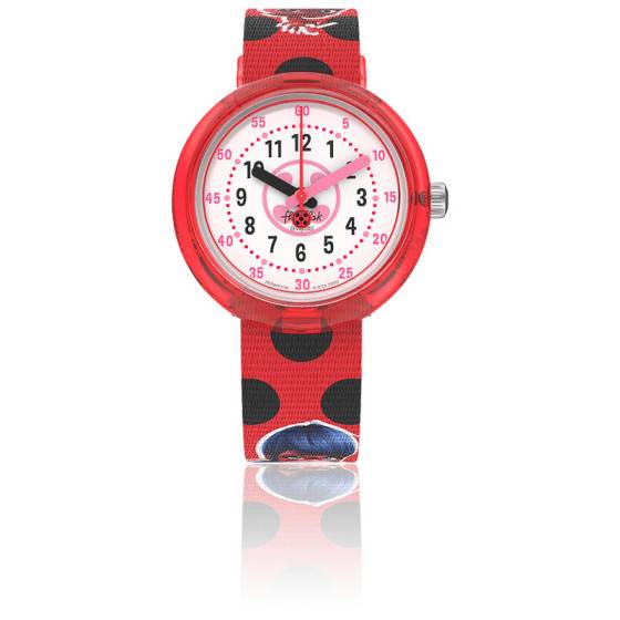 Montre Flik Flak Collection Miraculous Ladybug, Montre Enfant, FPNP106