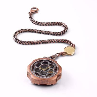 Montre One Shot Dirty Bronze Zirconia TB-100-BR-ZW-SL-CP - Tambooro