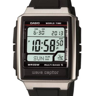 Wave Ceptor WV-59R-1AEF Rectangle Watch - Casio Vintage