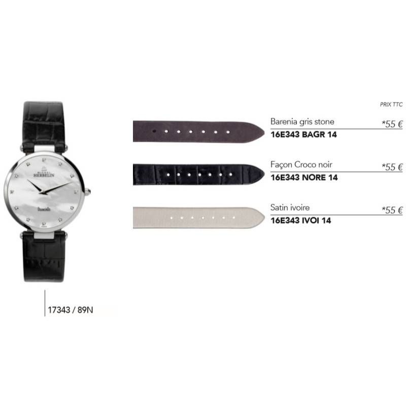 16mm Watch Strap for Series 17343 - Herbelin