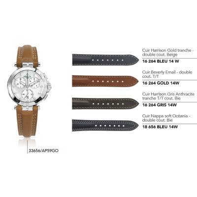 Leather Watch Straps for Series 33656/… - Herbelin