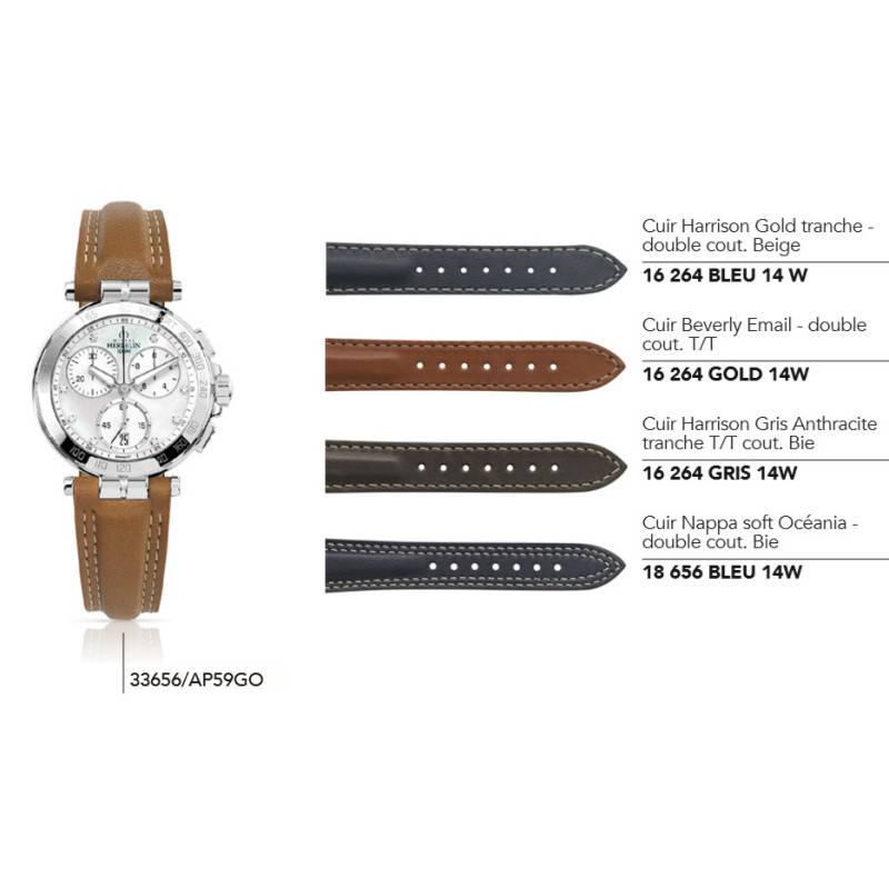 Leather Watch Straps for Series 33656/… - Herbelin