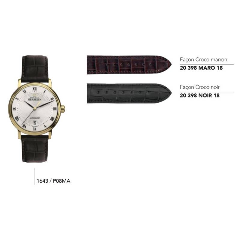 Leather Watch Straps for Series 1643 / 12243 / 12244 / ... - Herbelin