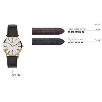 Bracelets en cuir pour montre série 19 mm 413 - Herbelin