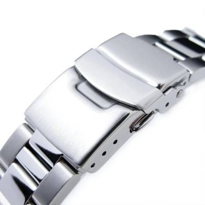Bracelet de montre Super-O Boyer SS221803BPS019S 22mm - Strapcode