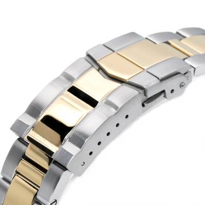 Super-O Boyer SS221805P2G019 22mm Seiko Watch Bracelet - Strapcode