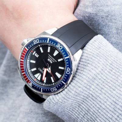 Crafter Blue CB09A-22A20BBKRU 22mm Watch Bracelet - Strapcode