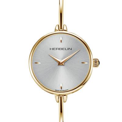 Gold Round Fil Watch 17206BP11 - Herbelin