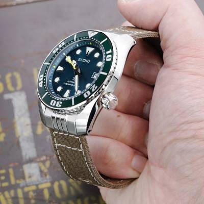 Bracelet de montre MiLTAT Canvas L01-20P20ERG60C2Q021 20mm - Strapcode