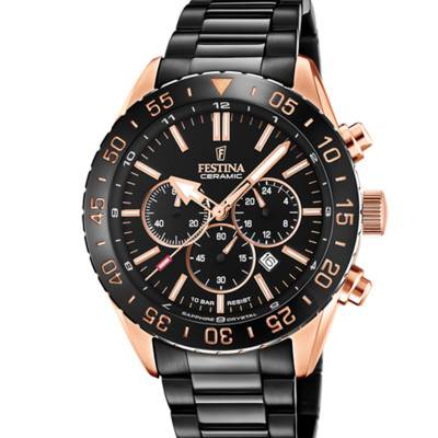 Ceramic Chronograph Watch F20578/1 - Festina