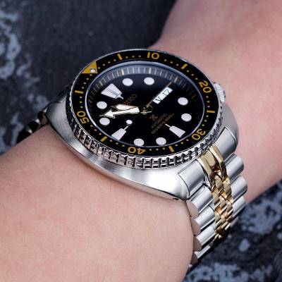 Bracelet de montre Super-J Louis JUB SS221805P2G046 22mm - Strapcode
