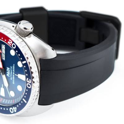 Black 22mm Crafter Blue CB08A-22A20BBKRU Watch Band - Strapcode