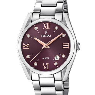 Boyfriend Burgundy Watch F16790/E - Festina