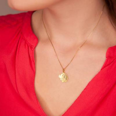 Pendentif Éléphanteau Or Jaune 375 ou 750 - Rosatella