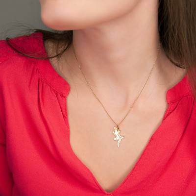 Pendentif Salamandre Or Jaune 375 ou 750 - Rosatella