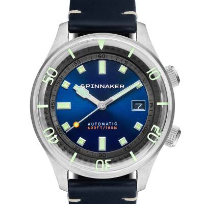 Black Leather Bradner Watch SP-5062-03 - Spinnaker