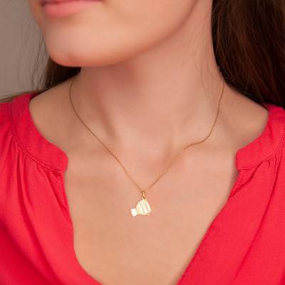 Djembé 375/1000 or 750/1000 Yellow Gold Pendant - Rosatella