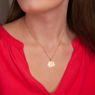 "Exotic Fish Pendant in 375/1000 or 750/1000 Yellow Gold" - Rosatella