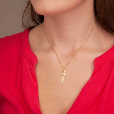 Engraved Morocco Map Pendant in 375/1000 or 750/1000 Yellow Gold - Rosatella