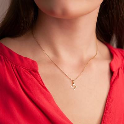 Yellow Gold 375/1000 or 750/1000 Basque Cross Pendant - Rosatella