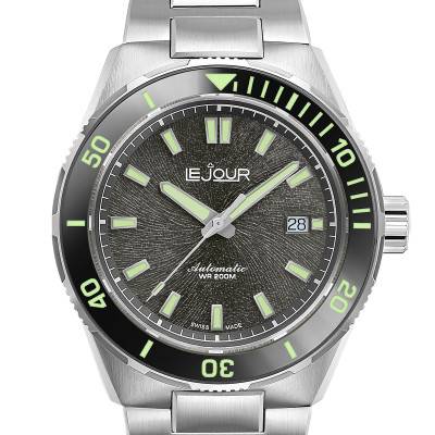 Gray Coral Diver Watch LJ-CD-003 - Le Jour
