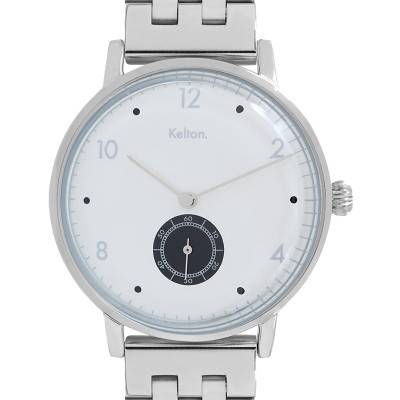 Montre Villa Silver Blanc 9123502 - Kelton
