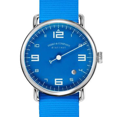 Montre Distinct 2 Vintage SKU WQ003 BL Quartz - Ferro & Company