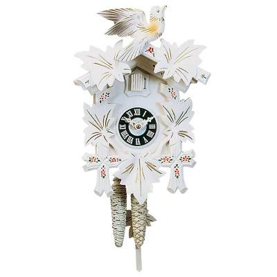 Horloge coucou bois blanc VC10002 - Vedette