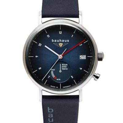 Montre Solar Homme Bleu 2112-3 - Bauhaus