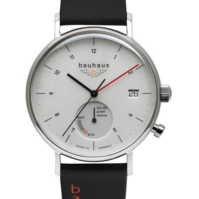 Montre Solar Homme Noir/ Blanc 2112-1 - Bauhaus