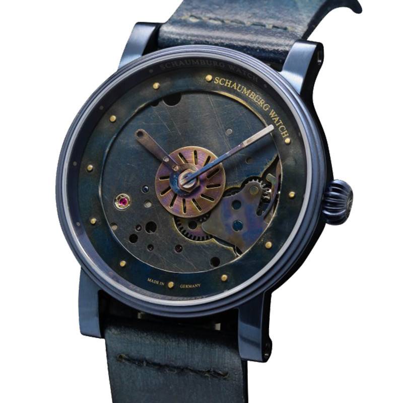 Montre SteamPunk II Bleu Schaumburg Watches Ocarat