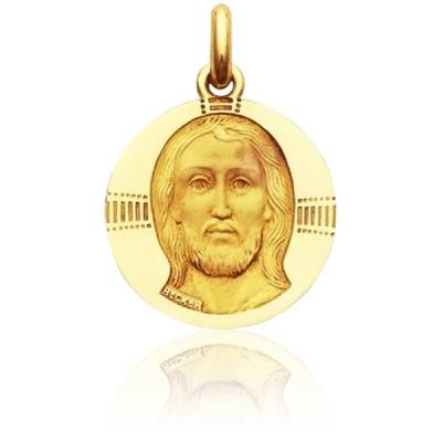 Médaille Christ Byzantin Or Jaune 750, Diamètre 15 mm à 22 mm - Becker