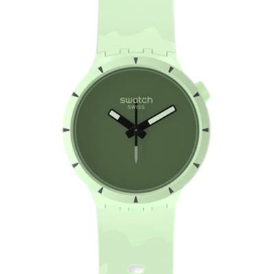 Big Bold Bioceramic Forest Green Watch SB03G100 - Swatch