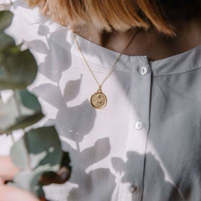 Médaille d'Amour L'Originale Or Jaune 750, Diamètre 18 mm - Augis