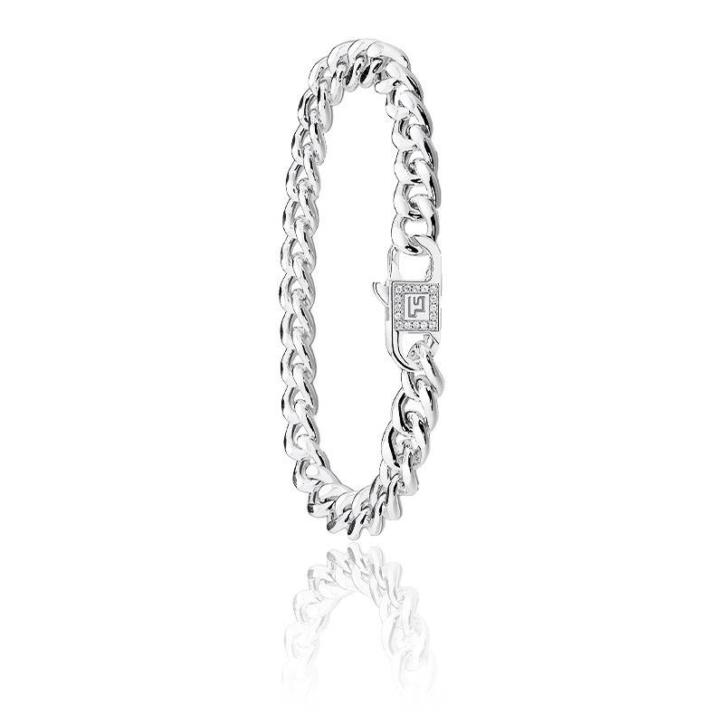 925 Sterling Silver Link Bracelet, Length 16 cm to 18 cm, Width 0.70 cm - A2033-051-14 - Thomas Sabo