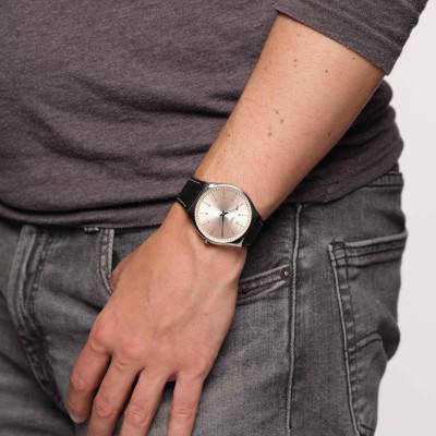 Skin Irony 42 Smart Stitch Watch SS07S118 - Swatch