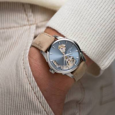 Jazzmaster Open Heart Lady Auto H32215840 Watch - Hamilton