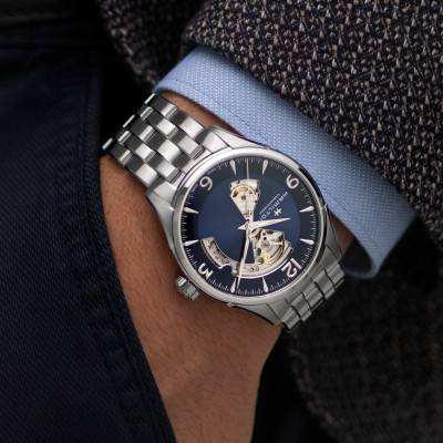Jazzmaster Open Heart Auto Watch H32675140 - Hamilton