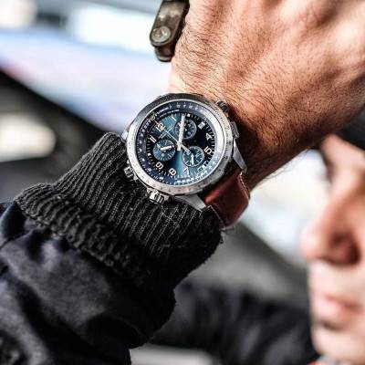 Hamilton Khaki X-Wind Chrono Quartz GMT Watch H77922541 - Hamilton