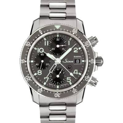 Pilot Chronograph 103 St Diapal Steel Watch - Sinn