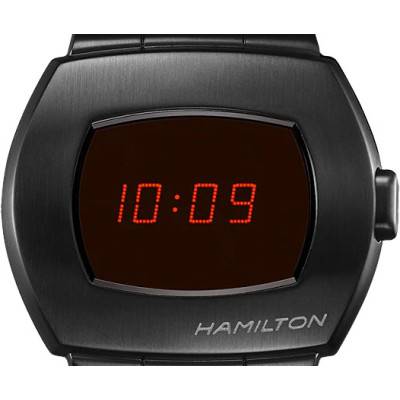 Montre American Classic Noire PSR Digital Quartz H52404130 - Hamilton