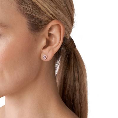 Boucles d'oreilles Kors Brillance Doré Rose - MKC1519A2791 - Michael Kors