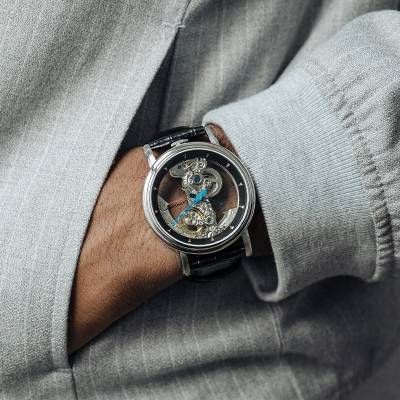 Fowler Bridge Skeleton Automatic Watch ES-8225-01 - Thomas Earnshaw